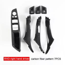 RHD LHD Car Interior Door Handle Inner Door Panel Trim Interior Pull Cover for BMW 5 Series F10 F11 520i 523i 525i 528i 535i