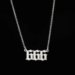 Statement Angel Number 7 Gold Pendent Chain Necklace Choker For Women Summer Stainless Steel Girl Necklace Fashion Jewelry