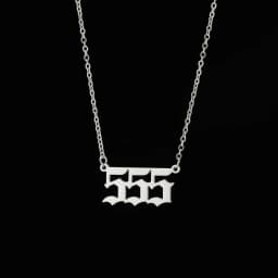 Statement Angel Number 7 Gold Pendent Chain Necklace Choker For Women Summer Stainless Steel Girl Necklace Fashion Jewelry