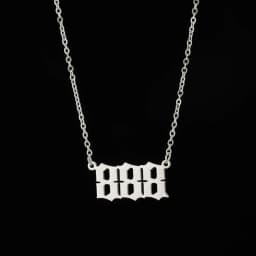 Statement Angel Number 7 Gold Pendent Chain Necklace Choker For Women Summer Stainless Steel Girl Necklace Fashion Jewelry