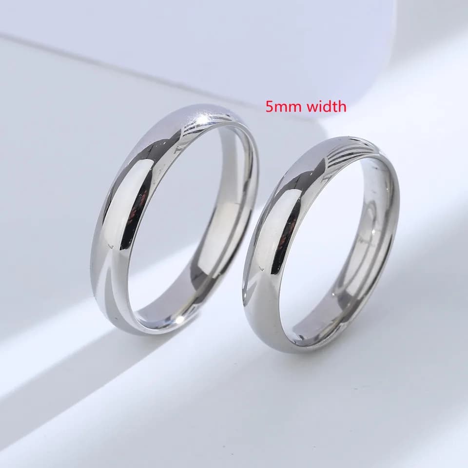 Buyee 925 Sterling Silver Couples Ring Old Styles Simple Ring Finger for Women Men Fashion Classic Wedding Fine Jewelry Circle