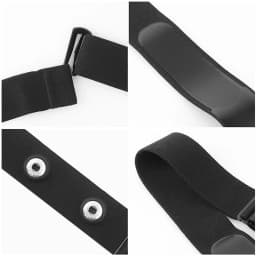 Heart Rate Monitor Chest Strap Replacement Belt Compatible with Polar H7 H9 H10Garmin Wahoo Magene Coospo Transmitters Soft Band