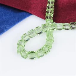 4/6/8/10mm Crystal Glass Square Beads Spacer For Women Jewelry Making DIY Accessories Wholesale Crafts Cube Bead Necklace