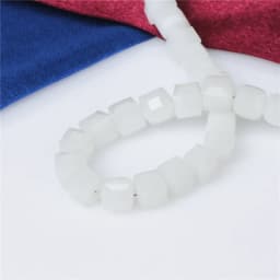 4/6/8/10mm Crystal Glass Square Beads Spacer For Women Jewelry Making DIY Accessories Wholesale Crafts Cube Bead Necklace