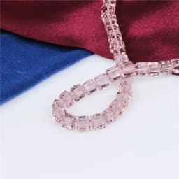 4/6/8/10mm Crystal Glass Square Beads Spacer For Women Jewelry Making DIY Accessories Wholesale Crafts Cube Bead Necklace