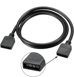 0.3M 0.5M 1M 3M 5M 3Pin 4Pin LED RGB RGBW Male to Male / Female to Female Extension Connector Cable with Needles