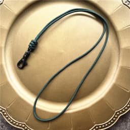 New Outdoor Rock Climbing Paracord Keychain Lanyard Snake Knot Split Ring ID Holder Mulyiple Use Long Lanyard For EDC Knife Key