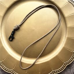 New Outdoor Rock Climbing Paracord Keychain Lanyard Snake Knot Split Ring ID Holder Mulyiple Use Long Lanyard For EDC Knife Key