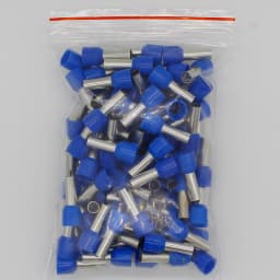 E10-12 Tube Insulating Insulated Terminals 10MM2 Cable Wire Connector 100PCS/Pack Insulating Crimp Terminal Connector E-