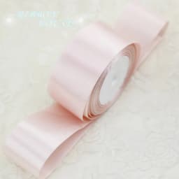 (25 Yards/Roll) Pink Meat Single Face Satin Ribbon Wholesale Gift Wrapping Christmas Ribbons
