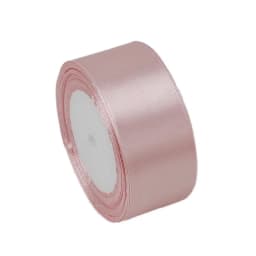 (25 Yards/Roll) Pink Meat Single Face Satin Ribbon Wholesale Gift Wrapping Christmas Ribbons