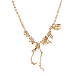 LOVBEAFAS Fashion Gothic Dragon Tyrannosaurus Skeleton Dinosaur Necklaces & Pendants Chain Choker Collar Necklace For Women