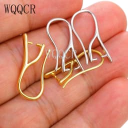 Free Fast Shipping Wholesale 10PCS Lot 925 Silver Color Jewelry DIY Findings Pinch Bail Hook Earring Earwires For Beads