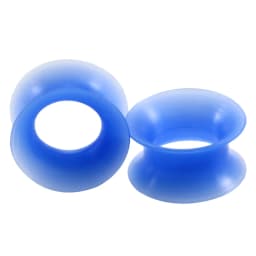 2Pcs/lot Silicone Tunnels for Ear Flexible Flesh Ear Plugs and Tunnels Earlets Expander Stretcher Ear Dilations Piercing Jewelry