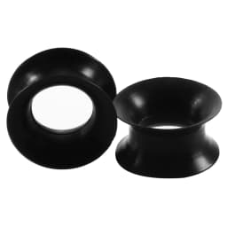 2Pcs/lot Silicone Tunnels for Ear Flexible Flesh Ear Plugs and Tunnels Earlets Expander Stretcher Ear Dilations Piercing Jewelry