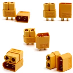 10PCS XT60 Battery Connector Male Plug Gold-plated Connector DIY Connecting Part for RC Aircraft Drone Accessories