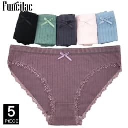 Women's cotton panties Girl Briefs Ms. cotton underwear bikini underwear sexy Ladies Briefs Free shipping 5 Pcs/set