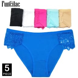 Women's cotton panties Girl Briefs Ms. cotton underwear bikini underwear sexy Ladies Briefs Free shipping 5 Pcs/set