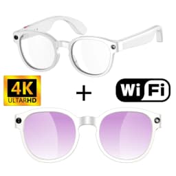 New AI Smart Glasses 8MP HD Camera 4K Shooting Real-Time Translation Conversation Recording Music Play Smart Eyewear