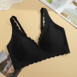 Women's Seamless Bra, Comfortable & Breathable, Removable Pads, Wireless, Adjustable Straps, Suitable For Sleep, Leisure, Yoga