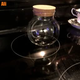 500/1000/1800 ML Micro Landscape Glass Bottle Vase Mouth Ball Moss DIY Bottles Home Decoration Wooden Lid Vases Tea caddy ZAKKA