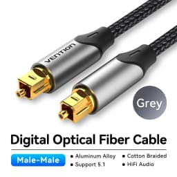 Vention Digital Optical Audio Cable Toslink SPDIF Coaxial Cable 1m 2m for Amplifiers Blu-ray Xbox 360 PS4 Soundbar Fiber Cable