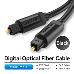 Vention Digital Optical Audio Cable Toslink SPDIF Coaxial Cable 1m 2m for Amplifiers Blu-ray Xbox 360 PS4 Soundbar Fiber Cable