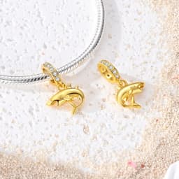 925 Sterling Silver Charms Summer Tortoise Whale Shark Seahorse Dolphin Starfish Pendant Bead Fit Bracelet Diy For Woman Jewelry