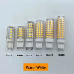 G9 LED Lamp 9W 12W 15W 20W 25W AC110V 220V SMD 2835 Cold/Warm/Natural Light Halogen Replacement LED Bulb