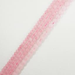 Natural Color (Not Dyed) Pink Rose Quartz Crystals Loose Beads Stone 15" Strand 3 4 6 8 10 12 MM Pick Size For Jewelry Making