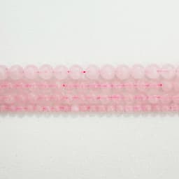Natural Color (Not Dyed) Pink Rose Quartz Crystals Loose Beads Stone 15" Strand 3 4 6 8 10 12 MM Pick Size For Jewelry Making