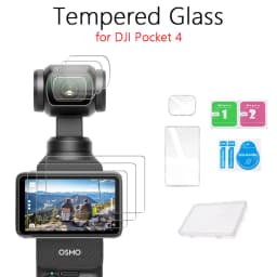 Tempered Glass Screen Protector for DJI Osmo Pocket 4 Scratch-resistant 9H Protective Film for DJI Osmo Pocket 3 Accessories