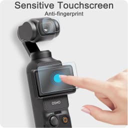 Tempered Glass Screen Protector for DJI Osmo Pocket 4 Scratch-resistant 9H Protective Film for DJI Osmo Pocket 3 Accessories