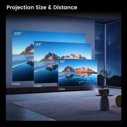 Touyinger Q13W 3800ANSI 4K Projector Android 15 3G+128G Sealed Optics 2.1CH Smart Home Theater WiFi Bluetooth Beamer