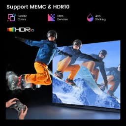 Touyinger Q13W 3800ANSI 4K Projector Android 15 3G+128G Sealed Optics 2.1CH Smart Home Theater WiFi Bluetooth Beamer