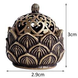 Table Decorative Incense Burner Copper Incenser Holder Censer Desktop Ornament For Shop Office Home