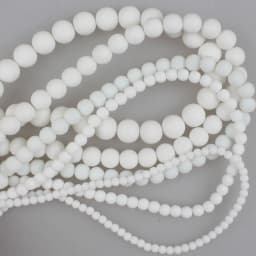 Natural Stone Beads Matted White Porcelain Frosted Ceramic Round Loose Beads 4 6 8 10 12mm For Bracelets Necklace Jewelry Making