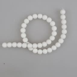 Natural Stone Beads Matted White Porcelain Frosted Ceramic Round Loose Beads 4 6 8 10 12mm For Bracelets Necklace Jewelry Making