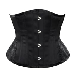 New hourglass Steel boned corset sexy Lace up underbust Bustier Waistband Body Shapers Slimming Waist Trainer 8920