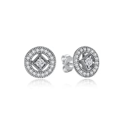 Original 925 Sterling Silver Earrings 2026 Stud Hoop Crystal Earings For Women Rose Gold Crown Heart Infinity Bee Earing Jewelry