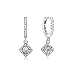 Original 925 Sterling Silver Earrings 2026 Stud Hoop Crystal Earings For Women Rose Gold Crown Heart Infinity Bee Earing Jewelry