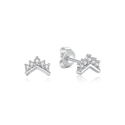Original 925 Sterling Silver Earrings 2026 Stud Hoop Crystal Earings For Women Rose Gold Crown Heart Infinity Bee Earing Jewelry