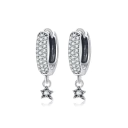 Original 925 Sterling Silver Earrings 2026 Stud Hoop Crystal Earings For Women Rose Gold Crown Heart Infinity Bee Earing Jewelry
