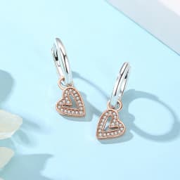 Original 925 Sterling Silver Earrings 2026 Stud Hoop Crystal Earings For Women Rose Gold Crown Heart Infinity Bee Earing Jewelry