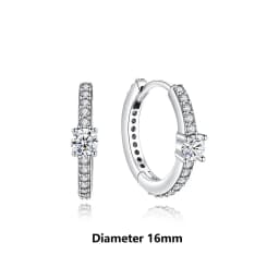 Original 925 Sterling Silver Earrings 2026 Stud Hoop Crystal Earings For Women Rose Gold Crown Heart Infinity Bee Earing Jewelry