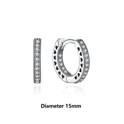Original 925 Sterling Silver Earrings 2026 Stud Hoop Crystal Earings For Women Rose Gold Crown Heart Infinity Bee Earing Jewelry