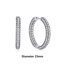 Original 925 Sterling Silver Earrings 2026 Stud Hoop Crystal Earings For Women Rose Gold Crown Heart Infinity Bee Earing Jewelry