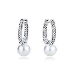 Original 925 Sterling Silver Earrings 2026 Stud Hoop Crystal Earings For Women Rose Gold Crown Heart Infinity Bee Earing Jewelry