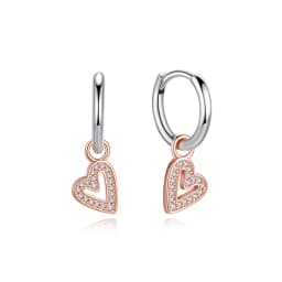 Original 925 Sterling Silver Earrings 2026 Stud Hoop Crystal Earings For Women Rose Gold Crown Heart Infinity Bee Earing Jewelry