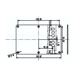 ABS 6 Holes Guitar Tremolo Cavity Cover Back Plate Standard Guitar Replacement for ST Electric Guitar Part Accessories